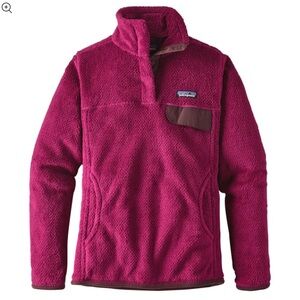 Patagonia Women's Re-Tool Snap-T Pullover In Magenta